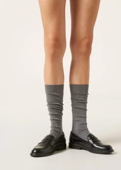Calcetines Largos Cashmere Canalé