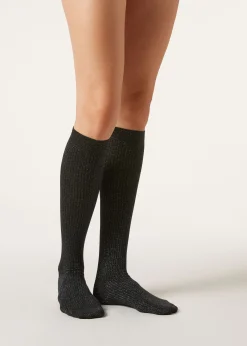 Calcetines Largos Cashmere Canalé