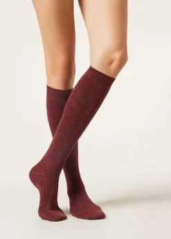 Calcetines Largos Cashmere Canalé