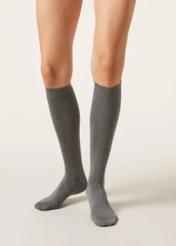 Calcetines Largos Cashmere Canalé