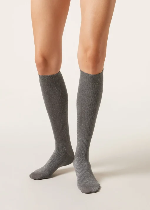 Calcetines Largos Cashmere Canalé