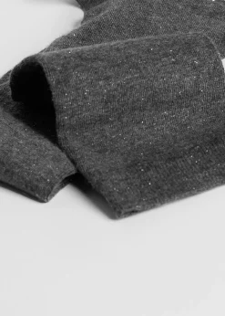 Calcetines Largos Cashmere Con Glitter