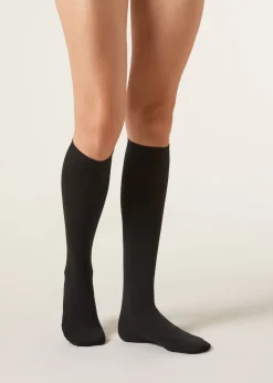 Calcetines largos con cachemira