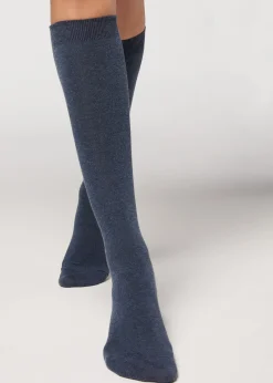 Calcetines Largos Con Cashmere