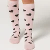 Calcetines Largos Corazones Niños