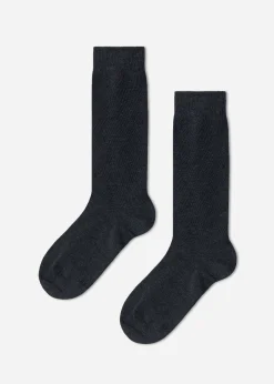 Calcetines Largos de Algodón de Niño