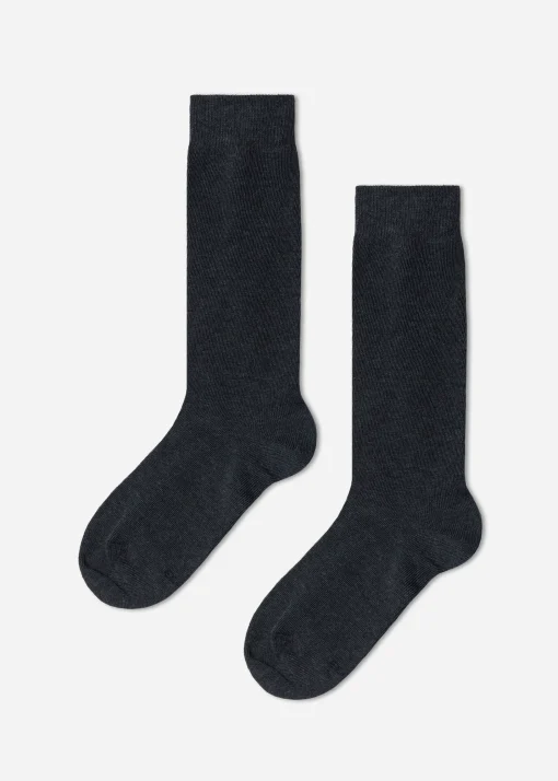 Calcetines Largos de Algodón de Niño