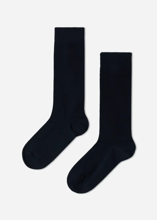 Calcetines Largos de Algodón de Niño