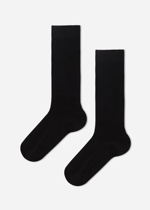 Calcetines Largos de Algodón de Niño