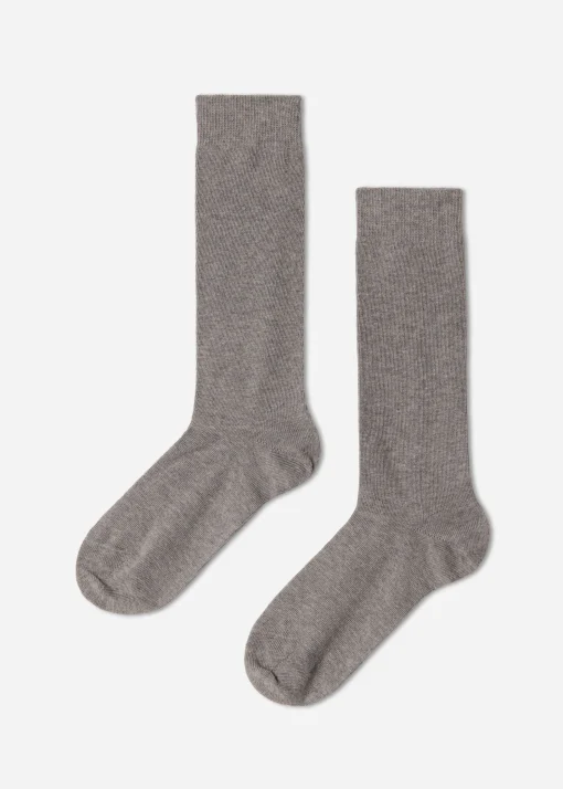 Calcetines Largos de Algodón de Niño