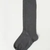 Calcetines Largos de Canalé para Hombre