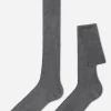 Calcetines Largos De Canalé  De Hombre En Hilo De Escocia
