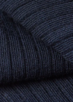 Calcetines Largos De Canalé  Con Cashmere