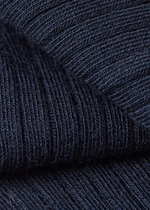 Calcetines Largos De Canalé  Con Cashmere