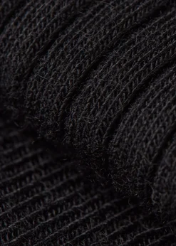 Calcetines Largos De Canalé  Con Cashmere