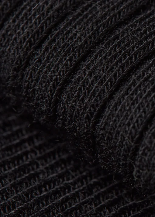 Calcetines Largos De Canalé  Con Cashmere
