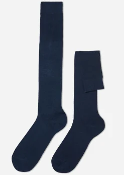 Calcetines Largos de Hombre con Cashmere