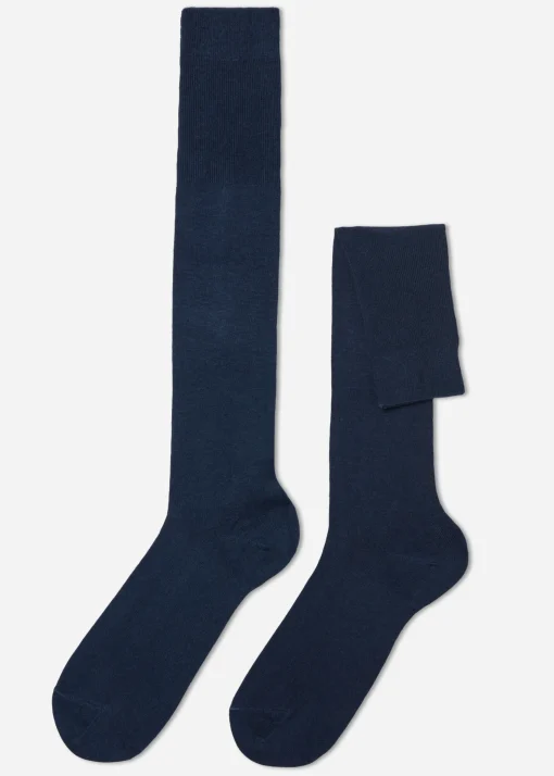 Calcetines Largos de Hombre con Cashmere