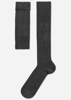 Calcetines Largos de Hombre con Cashmere
