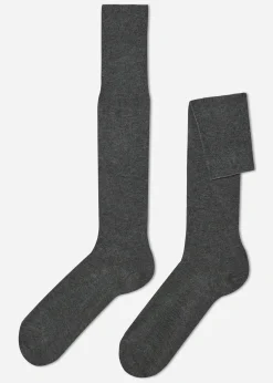 Calcetines Largos de Hombre con Cashmere