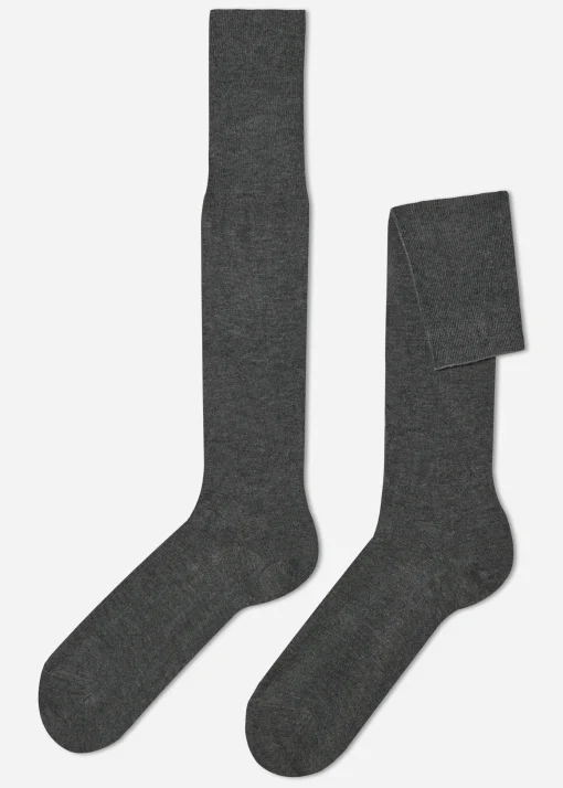 Calcetines Largos de Hombre con Cashmere