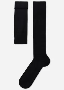 Calcetines Largos de Hombre en Hilo de Escocia