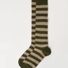 Calcetines Largos de Rayas de Hombre