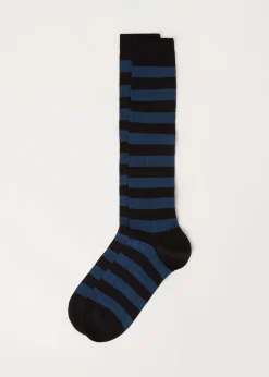 Calcetines Largos de Rayas de Hombre
