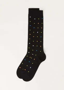 Calcetines Largos Estampado Integral de Hombre