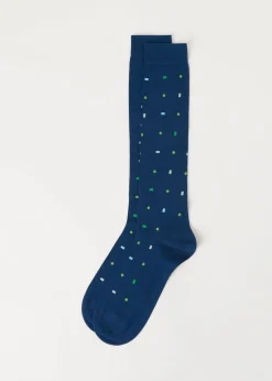 Calcetines Largos Estampado Integral de Hombre