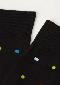 Calcetines Largos Estampado Integral de Hombre