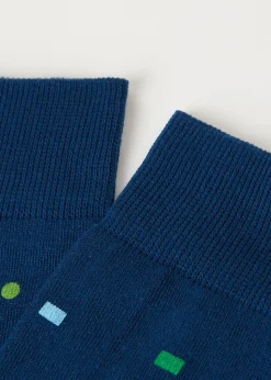 Calcetines Largos Estampado Integral de Hombre