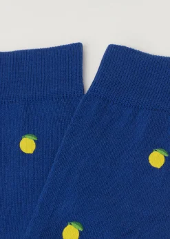 Calcetines Largos Estampado Integral de Hombre
