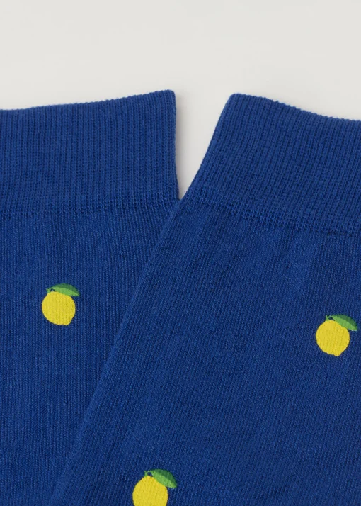 Calcetines Largos Estampado Integral de Hombre