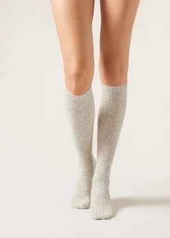 Calcetines Largos Lana Espiga