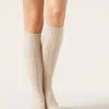 Calcetines Largos Lana Espiga