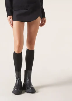 Calcetines Largos Lana Espiga