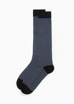 Calcetines Largos Rayas Hombre