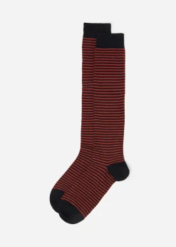Calcetines Largos Rayas Hombre