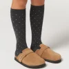 Calcetines Largos Topos Purpurina Niños
