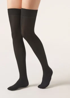 Calcetines Por Encima De La Rodilla Con Cashmere Fino
