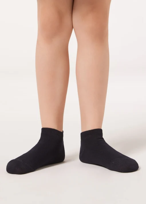 Calcetines Tobilleros de Algodón Ligero para Niños