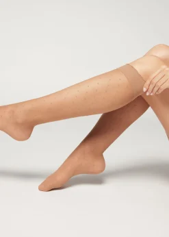 Calcetín Ejecutivo Media Estampado Por La Rodilla