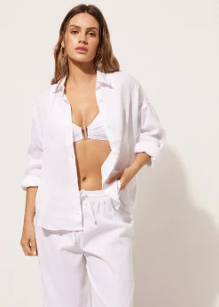 Camisa Corta de Lino