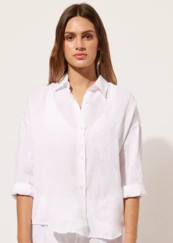 Camisa Corta de Lino