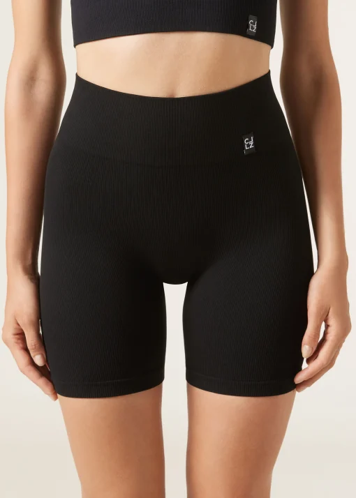 Legging Ciclista De Canalé Fino