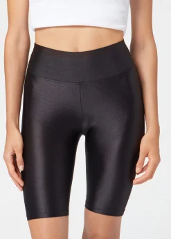 Legging Ciclista Tejido Brillante