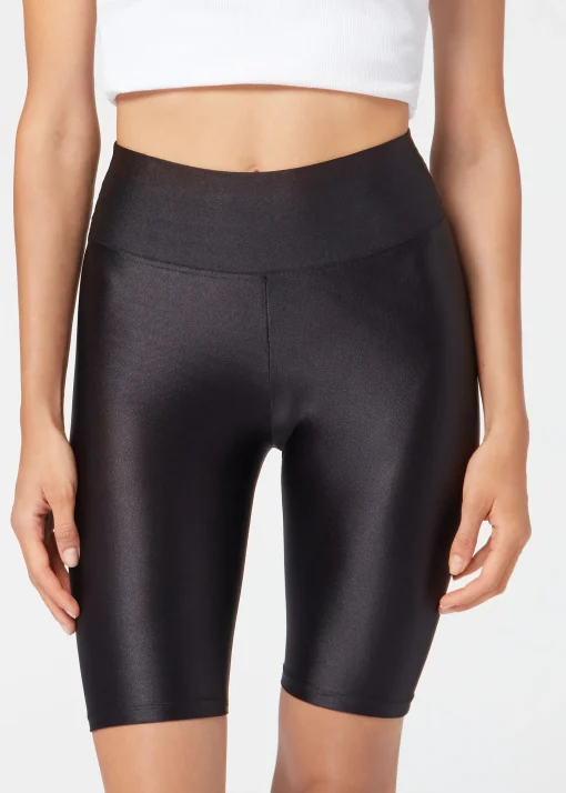 Legging Ciclista Tejido Brillante