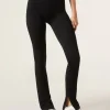 Legging Flare Deportivo Con Abertura Inferior