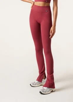 Legging Flare Deportivo Con Abertura Inferior
